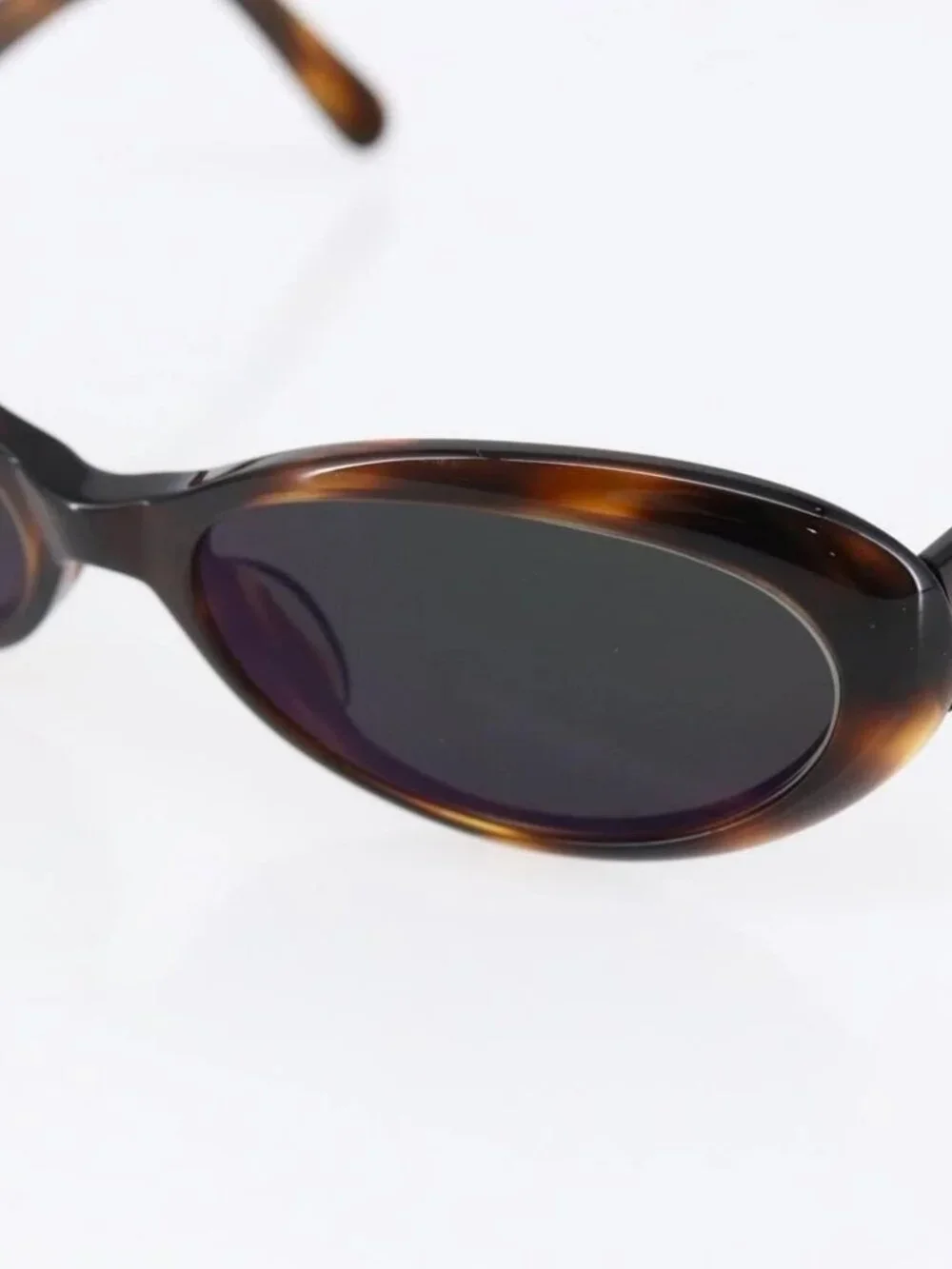 Salvatore Ferragamo Gancini Sunglasses Plastic Brown Auth SW1683